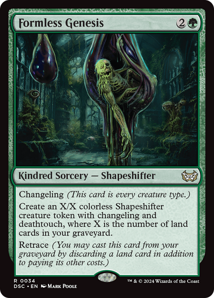 {R} Formless Genesis [Duskmourn: House of Horror Commander][DSC 034]