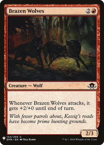 {C} Brazen Wolves [Mystery Booster][LS EMN 122]