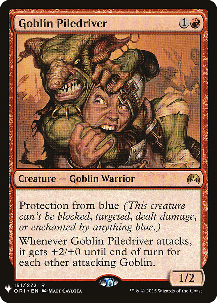 {R} Goblin Piledriver [Mystery Booster][LS ORI 151]