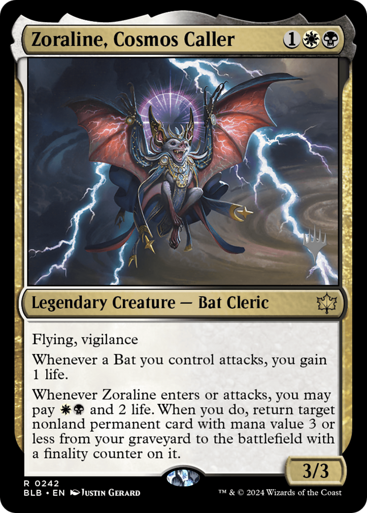 {@R} Zoraline, Cosmos Caller (Promo Pack) [Bloomburrow Promos][PP BLB 242]