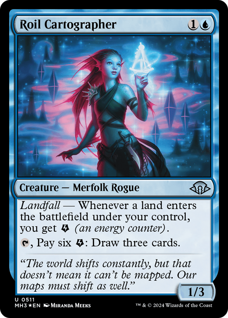 {C} Roil Cartographer (Ripple Foil) [Modern Horizons 3][MH3 511]