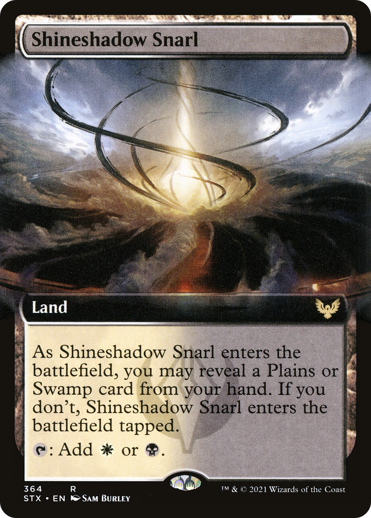 {R} Shineshadow Snarl (Extended Art) [Strixhaven: School of Mages][STX 364]