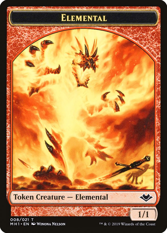 {T} Marit Lage (006) // Elemental (008) Double-sided Token [Modern Horizons Tokens][TMH1 006]