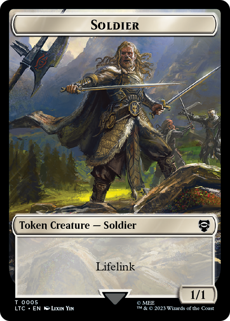 {T} Soldier // Food Token [The Lord of the Rings: Tales of Middle-Earth Commander Tokens][TLTC 5//10]