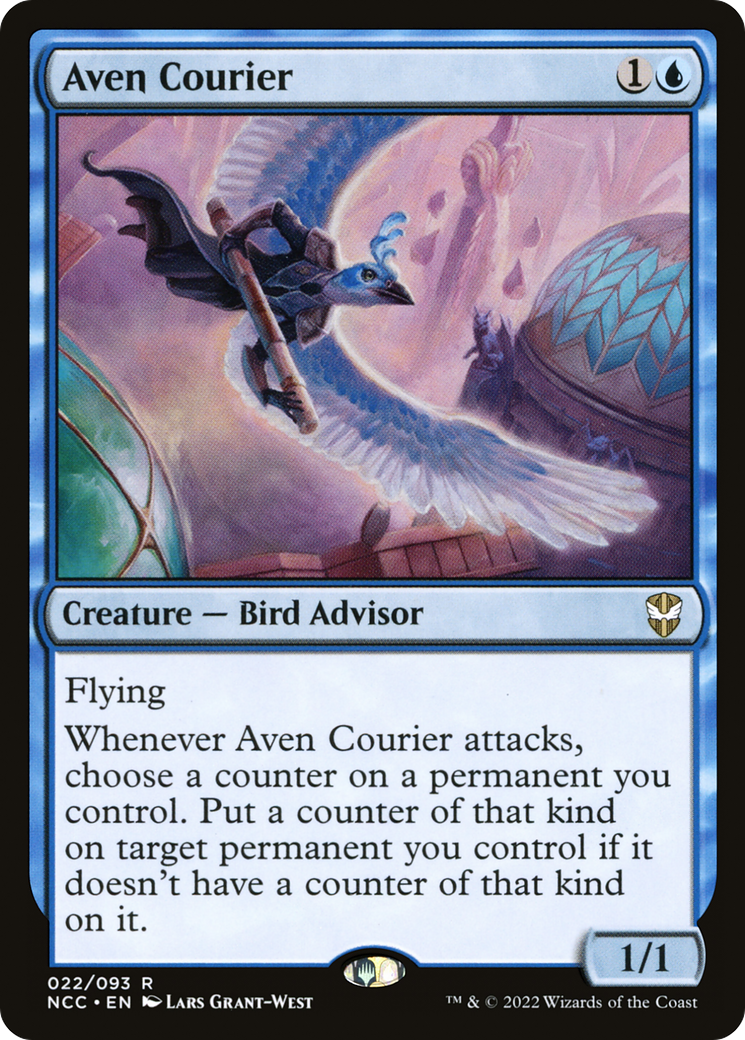 {R} Aven Courier [Streets of New Capenna Commander][NCC 022]
