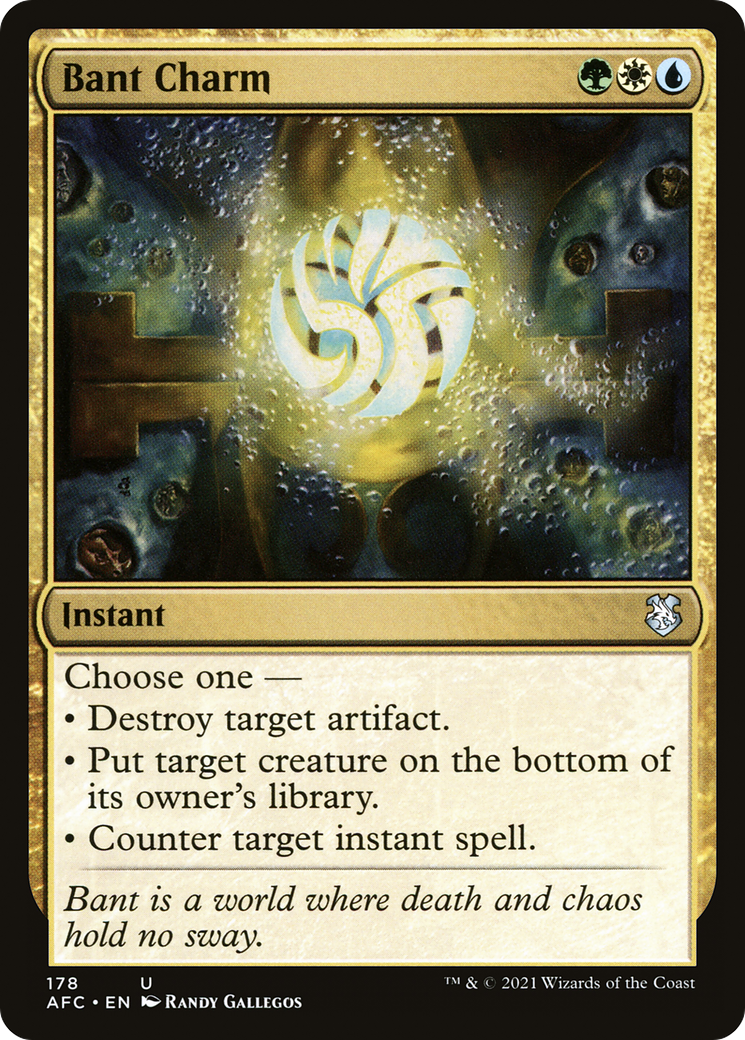 {C} Bant Charm [Dungeons & Dragons: Adventures in the Forgotten Realms Commander][AFC 178]