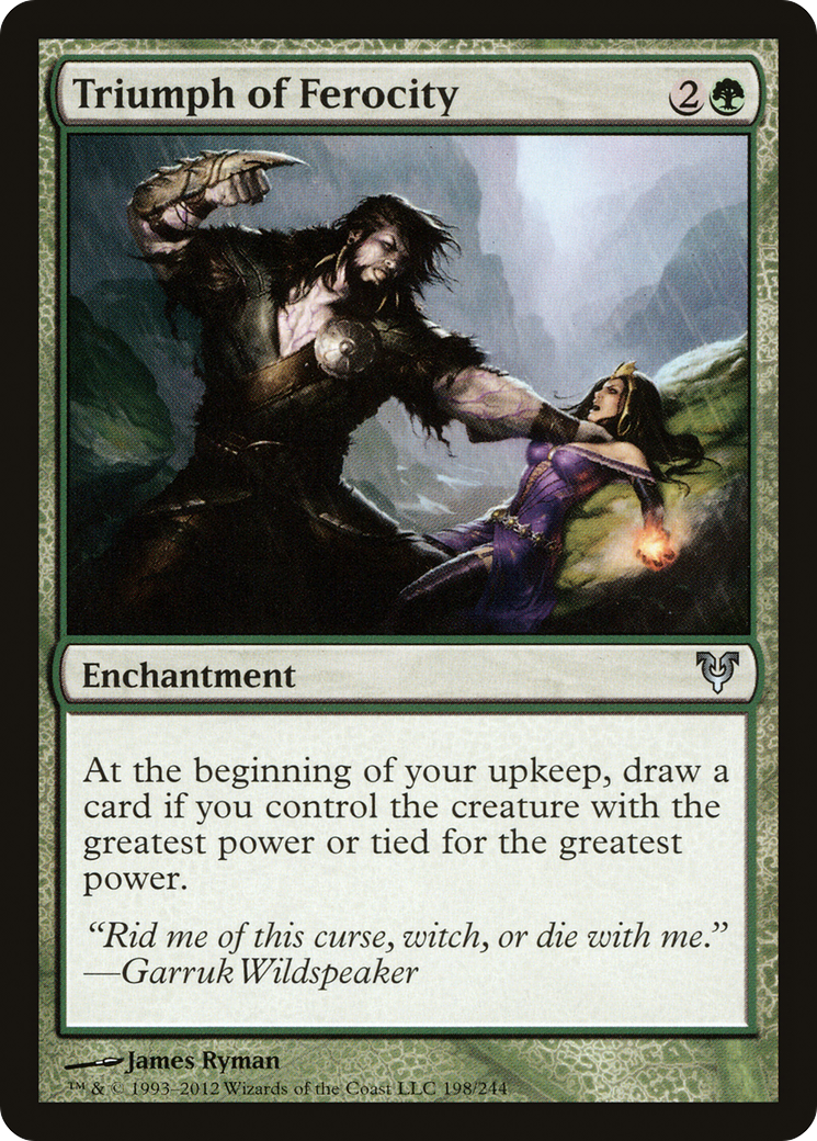 {C} Triumph of Ferocity [Avacyn Restored][AVR 198]