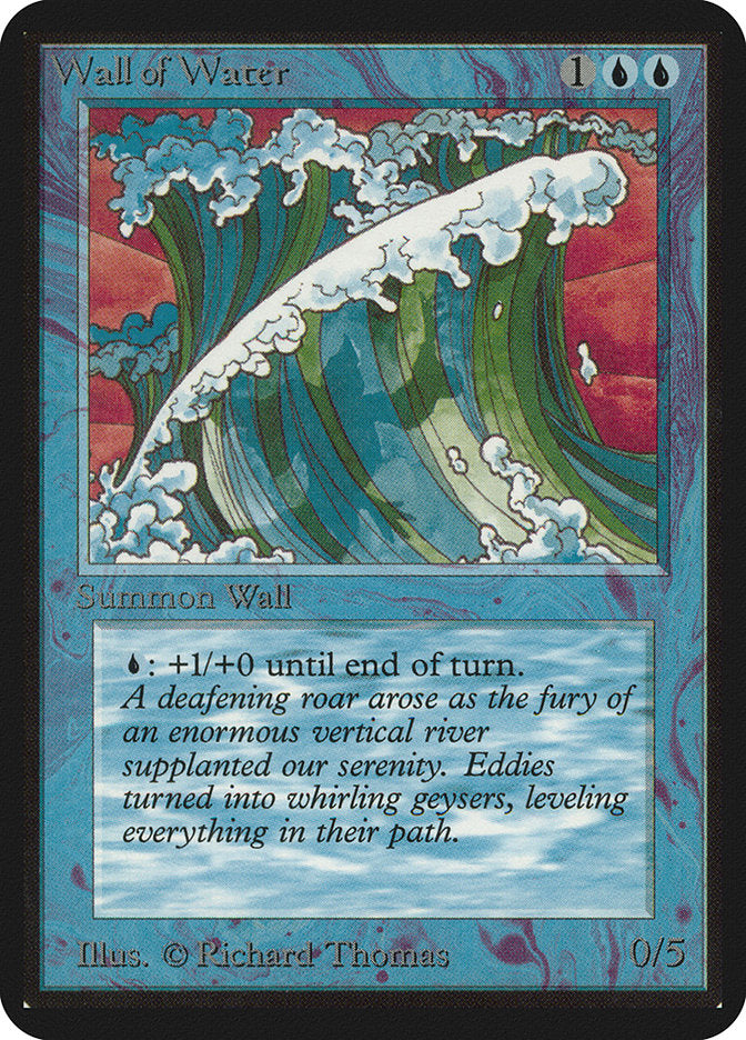 {C} Wall of Water [Alpha Edition][LEA 090]