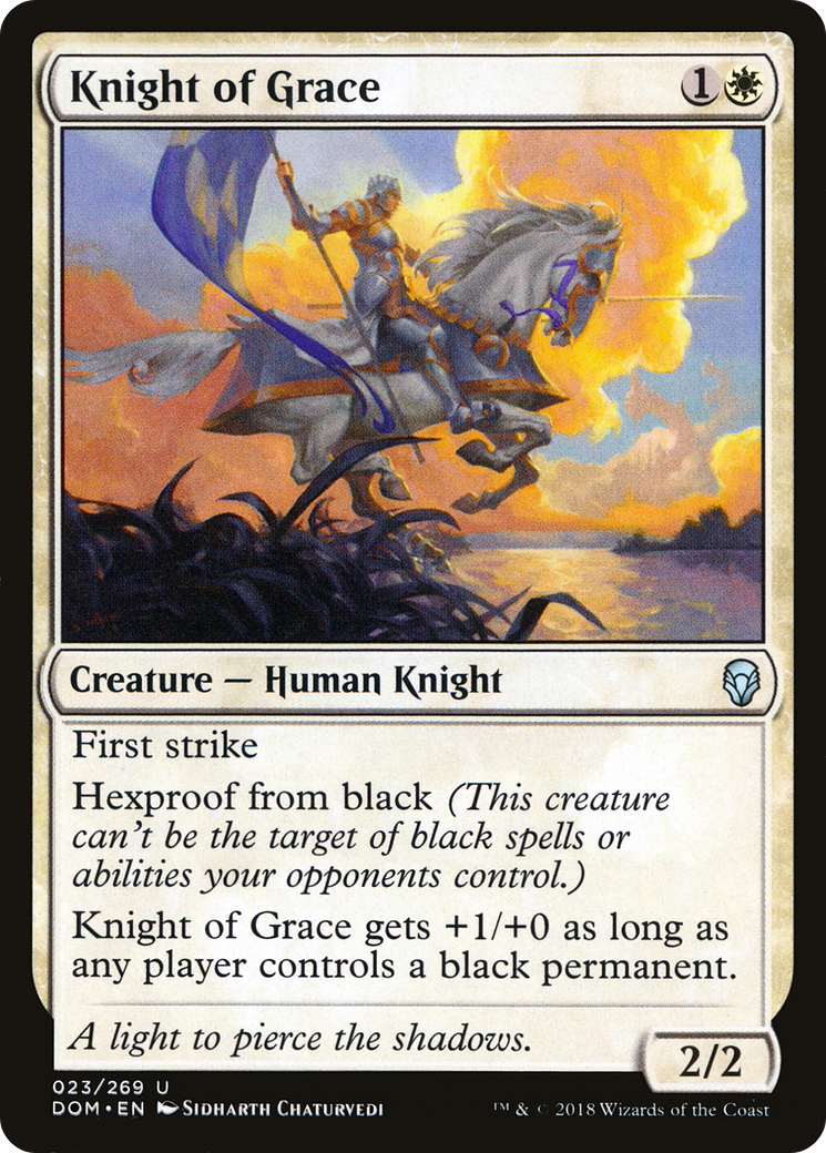 {C} Knight of Grace [Dominaria][DOM 023]