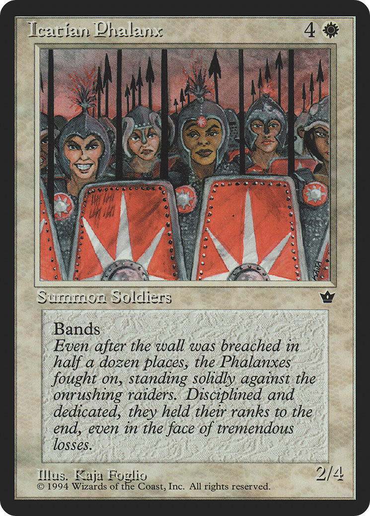 {C} Icatian Phalanx [Fallen Empires][FEM 011]