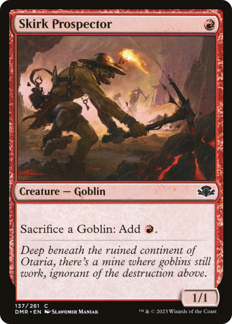 {C} Skirk Prospector [Dominaria Remastered][DMR 137]