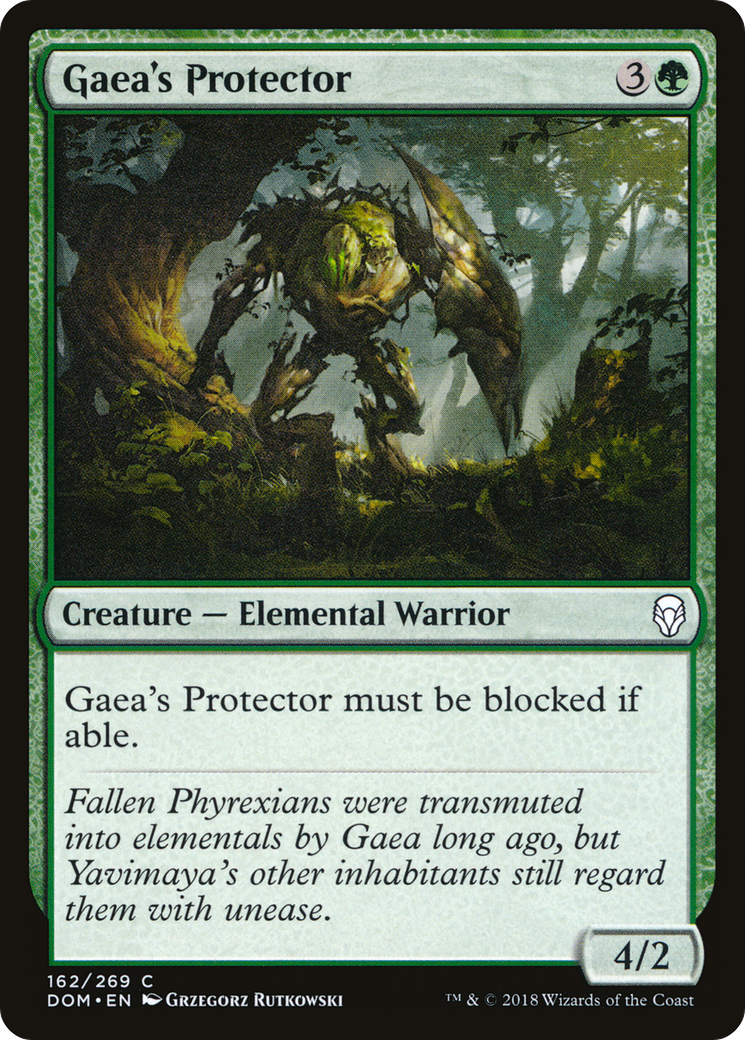 {C} Gaea's Protector [Dominaria][DOM 162]
