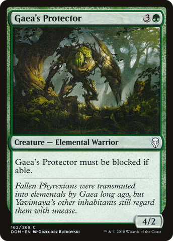 {C} Gaea's Protector [Dominaria][DOM 162]