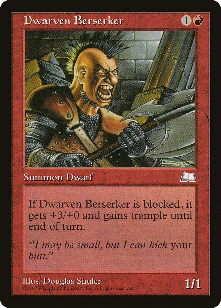 {C} Dwarven Berserker [Weatherlight][WTH 097]
