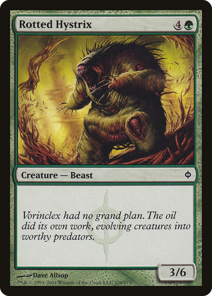 {C} Rotted Hystrix [New Phyrexia][NPH 120]