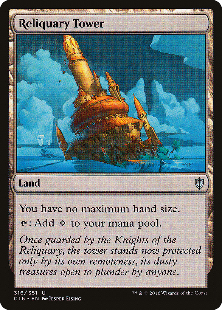 {C} Reliquary Tower [Commander 2016][C16 316]