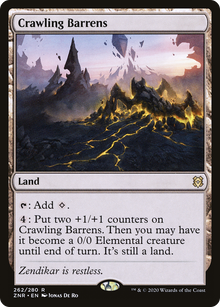 {R} Crawling Barrens [Zendikar Rising][ZNR 262]