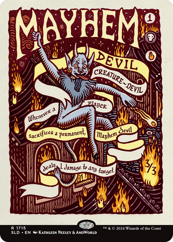 {R} Mayhem Devil [Secret Lair Drop Series][SLD 1715]