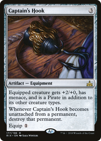 {R} Captain's Hook [Rivals of Ixalan][RIX 177]