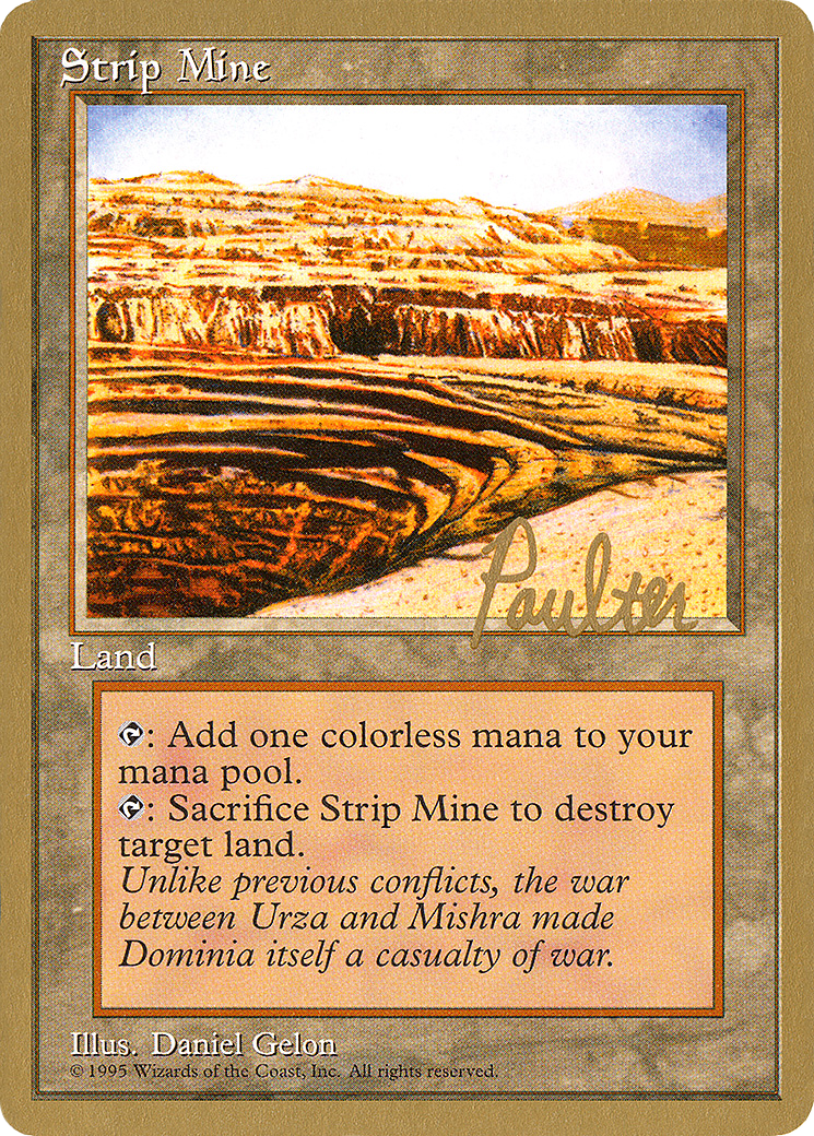 {C} Strip Mine (Preston Poulter) [Pro Tour Collector Set][GB PTC PP363]