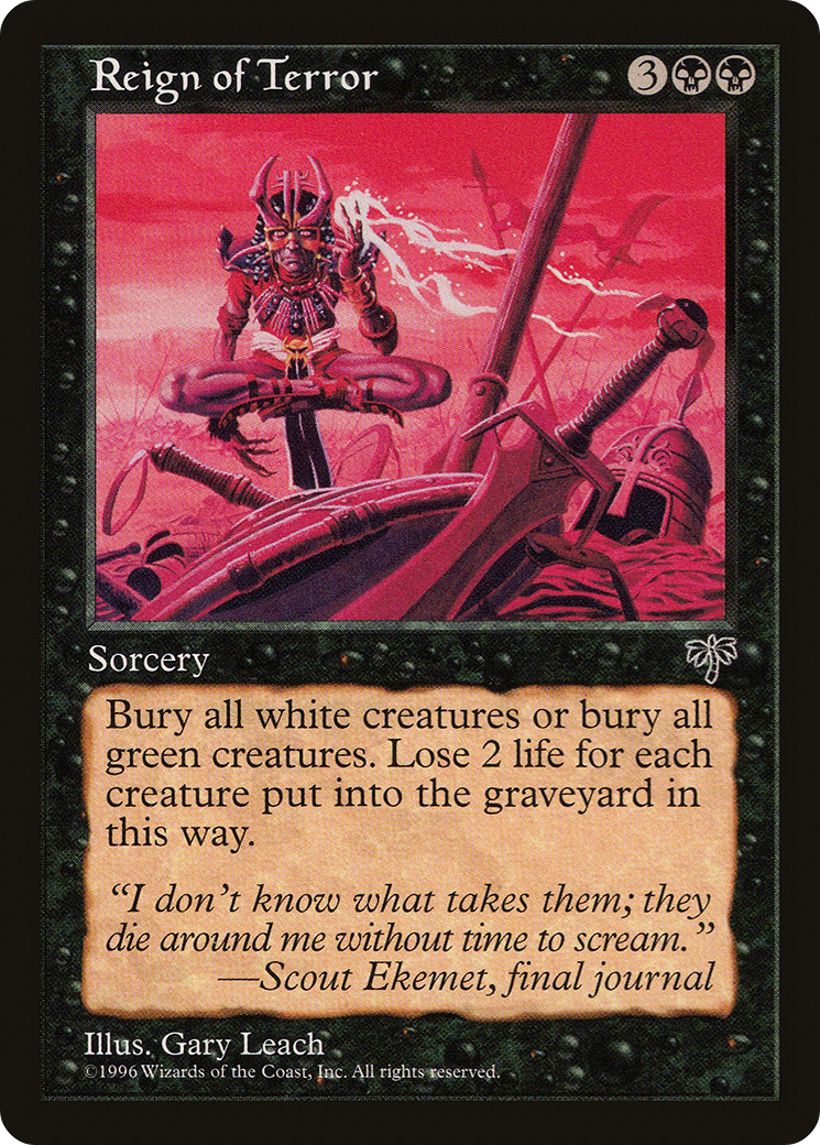 {C} Reign of Terror [Mirage][MIR 137]