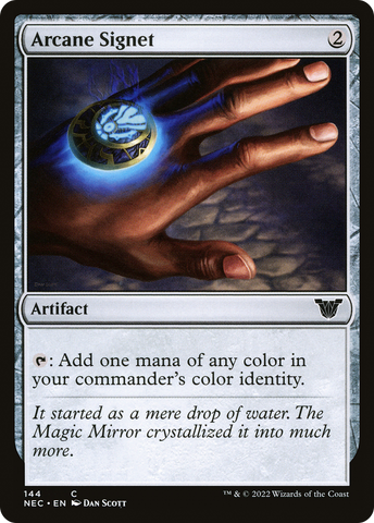 {C} Arcane Signet [Kamigawa: Neon Dynasty Commander][NEC 144]