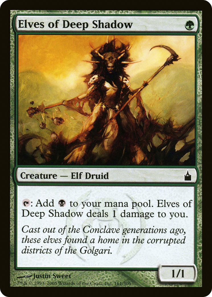 {C} Elves of Deep Shadow [Ravnica: City of Guilds][RAV 161]
