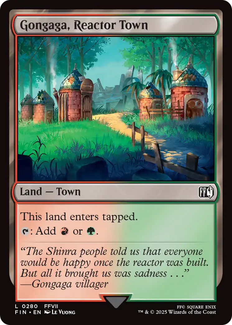 {@C} Gongaga, Reactor Town [FINAL FANTASY][FIN 280]