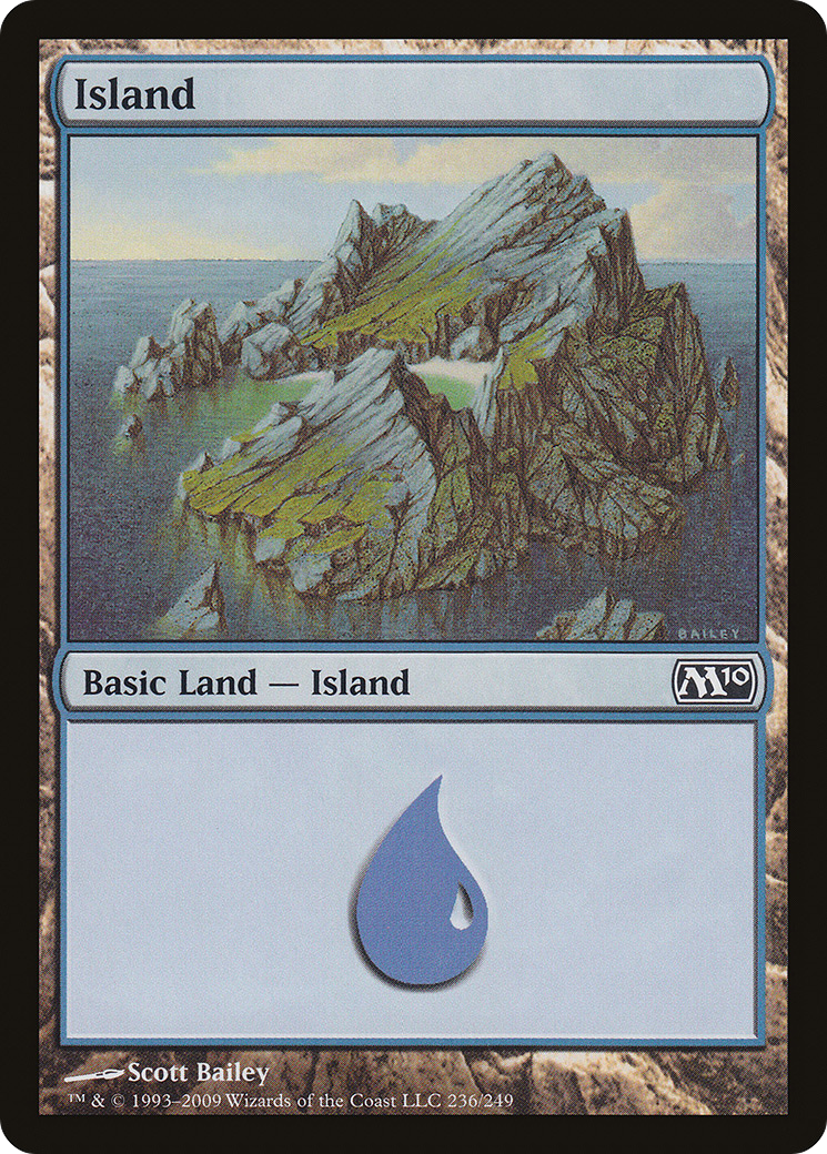 {B}[M10 236] Island (236) [Magic 2010]