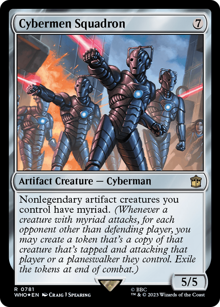 {R} Cybermen Squadron (Surge Foil) [Doctor Who][WHO 781]