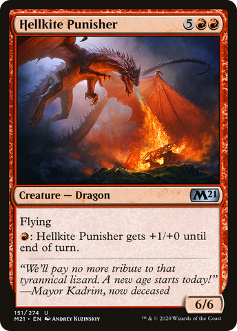 {C} Hellkite Punisher [Core Set 2021][M21 151]