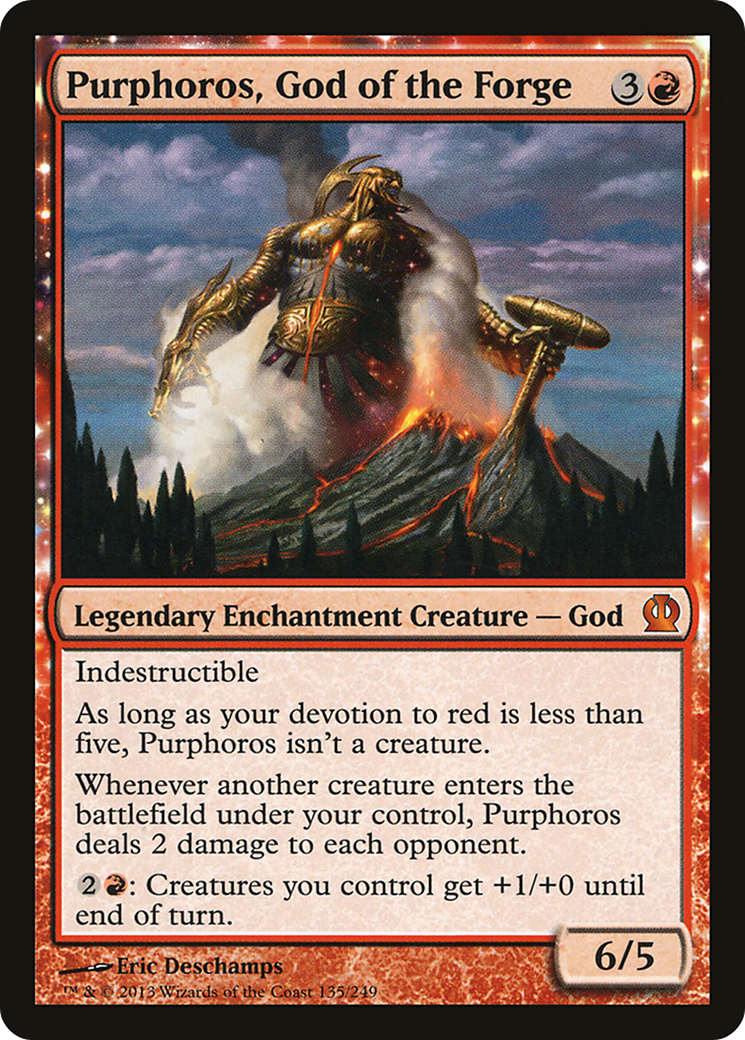 {R} Purphoros, God of the Forge [Theros][THS 135] - Misty Mountain Games