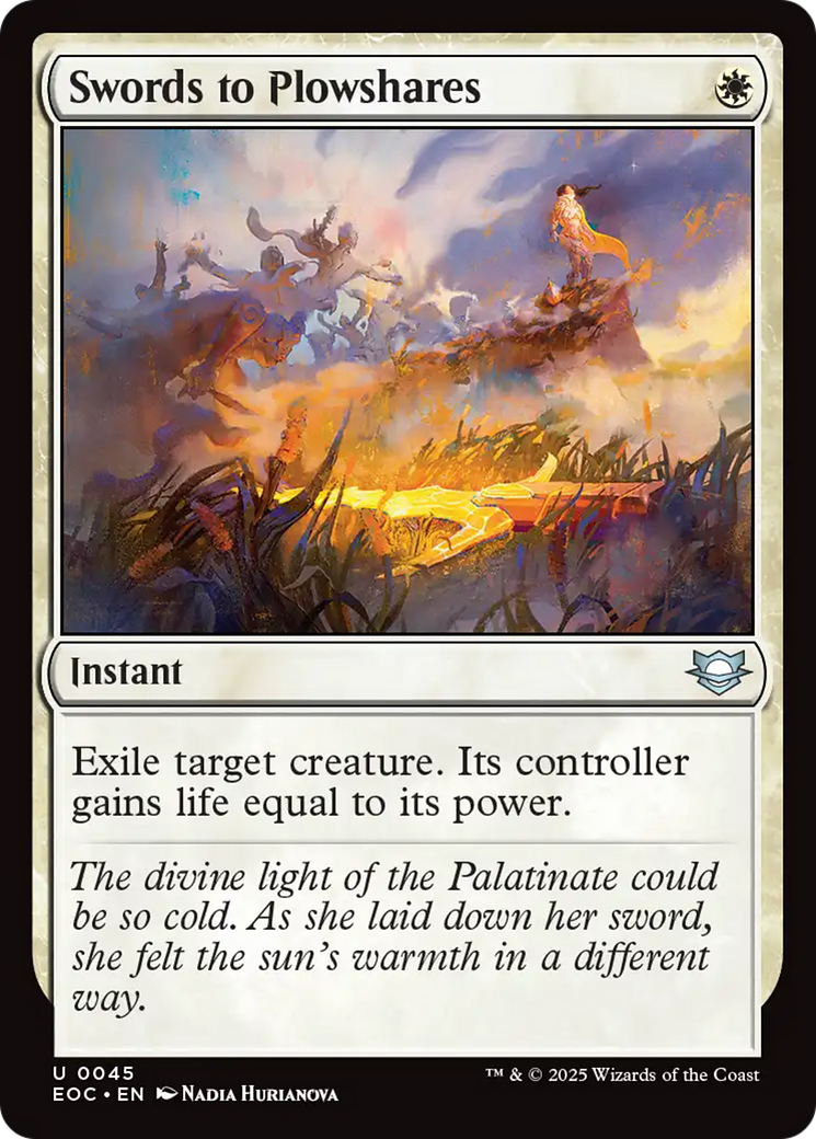 {C} Swords to Plowshares [Edge of Eternities Commander][EOC 045]