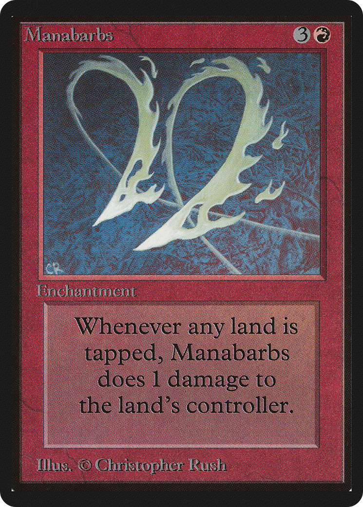 {R} Manabarbs [Beta Edition][LEB 164] - Misty Mountain Games