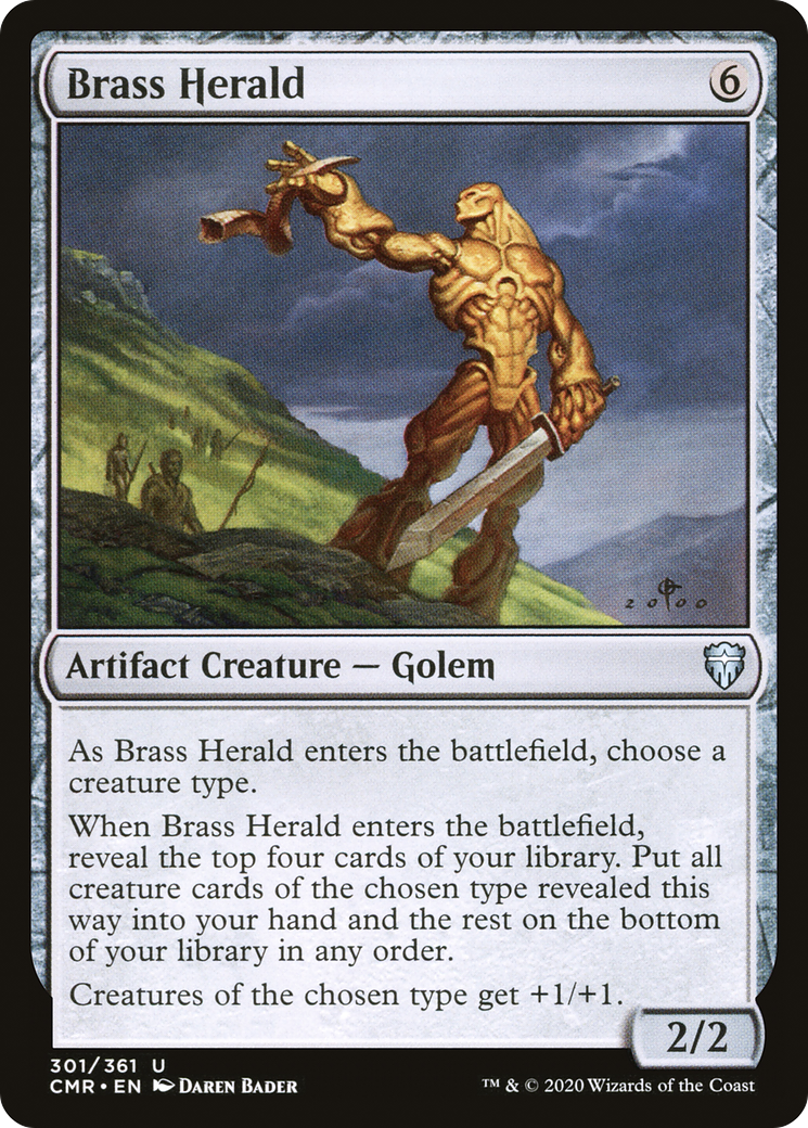 {C} Brass Herald [Commander Legends][CMR 301]