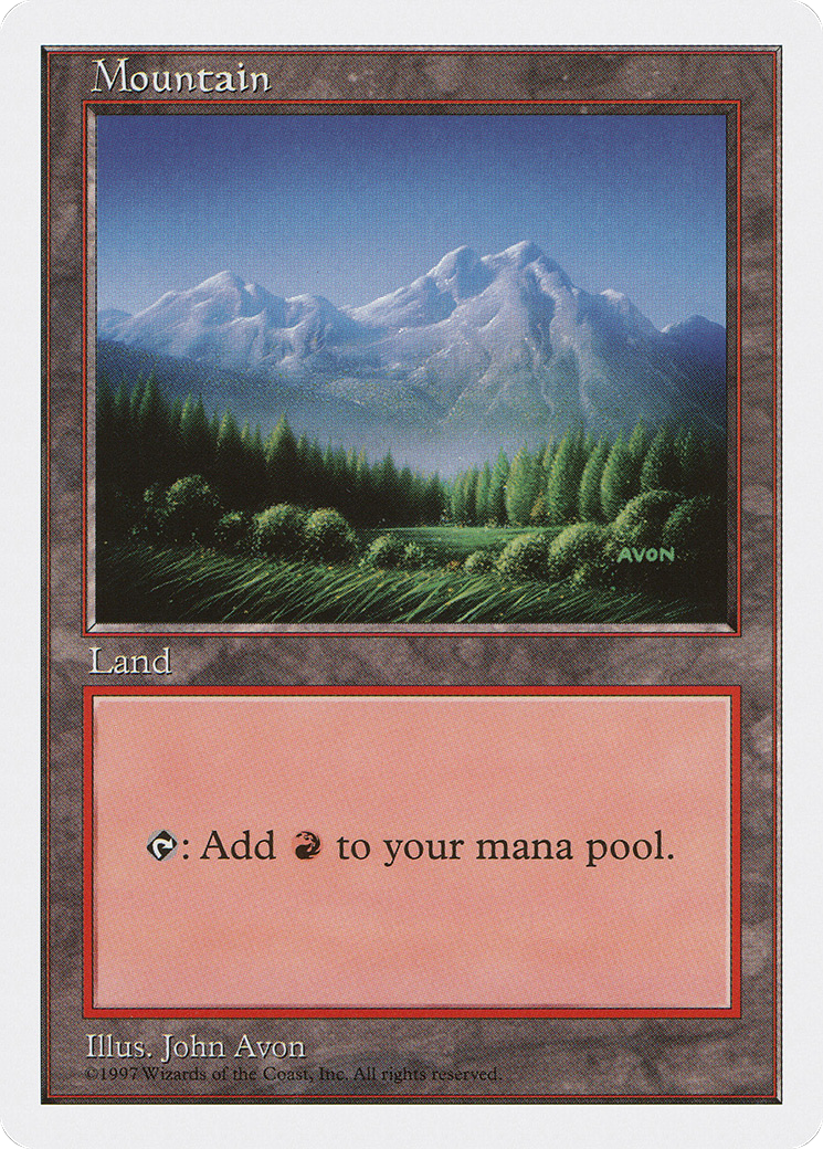 {B}[5ED 443] Mountain (443) [Fifth Edition]