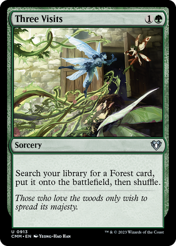 {C} Three Visits [Commander Masters][CMM 913]