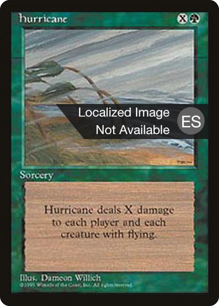 {F} Hurricane [Fourth Edition (Foreign Black Border)][FBB 4ED 251]