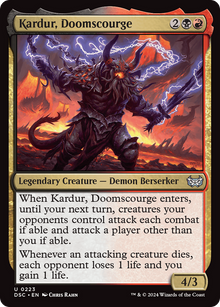 {C} Kardur, Doomscourge [Duskmourn: House of Horror Commander][DSC 223]