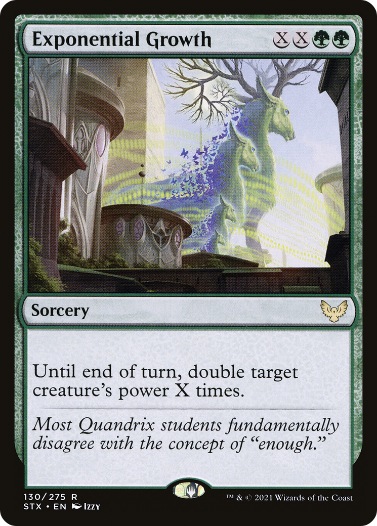 {R} Exponential Growth [Strixhaven: School of Mages][STX 130]