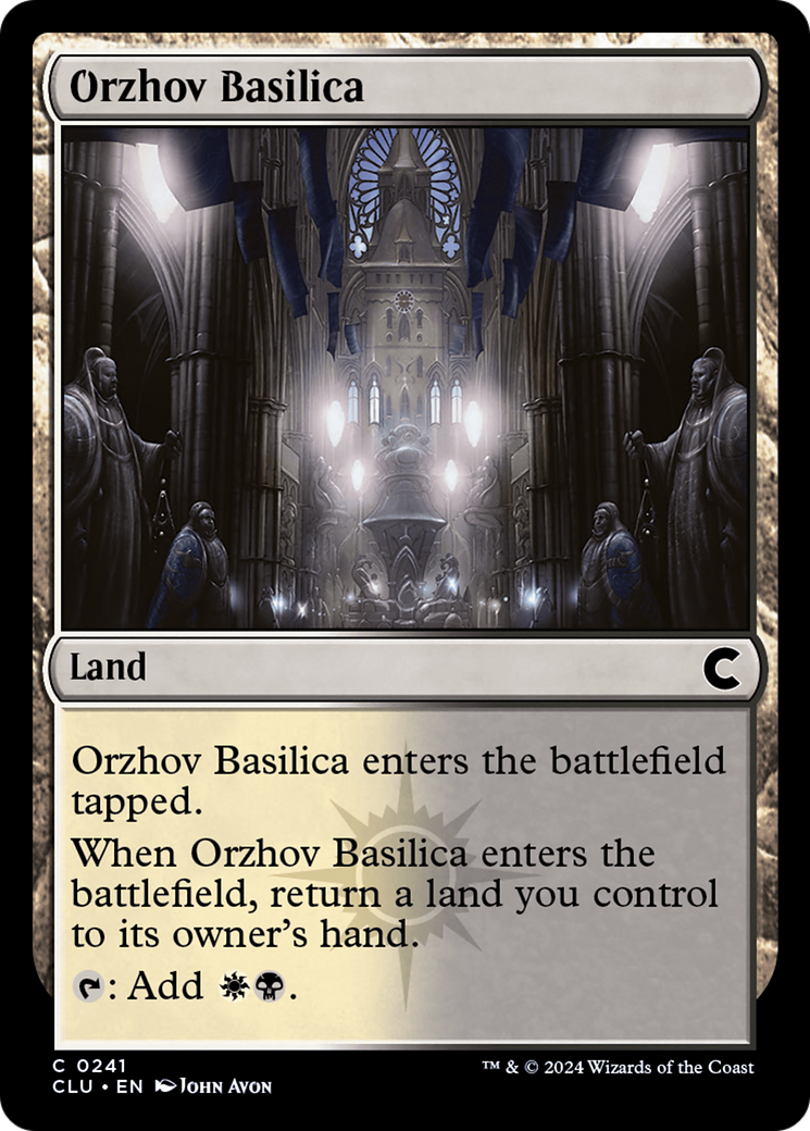 {C} Orzhov Basilica [Ravnica: Clue Edition][CLU 241]