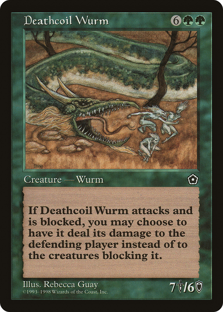 {R} Deathcoil Wurm [Portal Second Age][PO2 125]