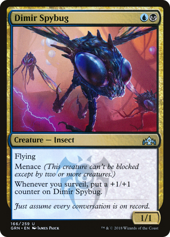 {C} Dimir Spybug [Guilds of Ravnica][GRN 166]