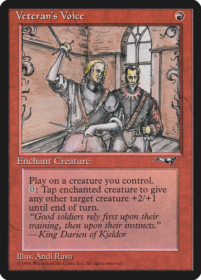 {C} Veteran's Voice (Window Background) [Alliances][ALL 84A]