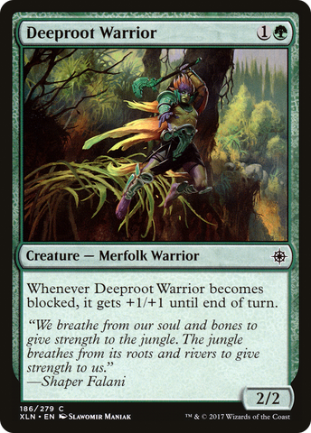 {C} Deeproot Warrior [Ixalan][XLN 186]