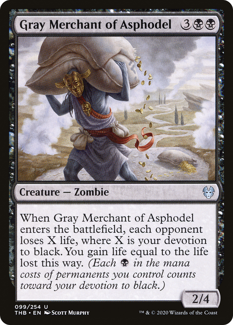 {C} Gray Merchant of Asphodel [Theros Beyond Death][THB 099]