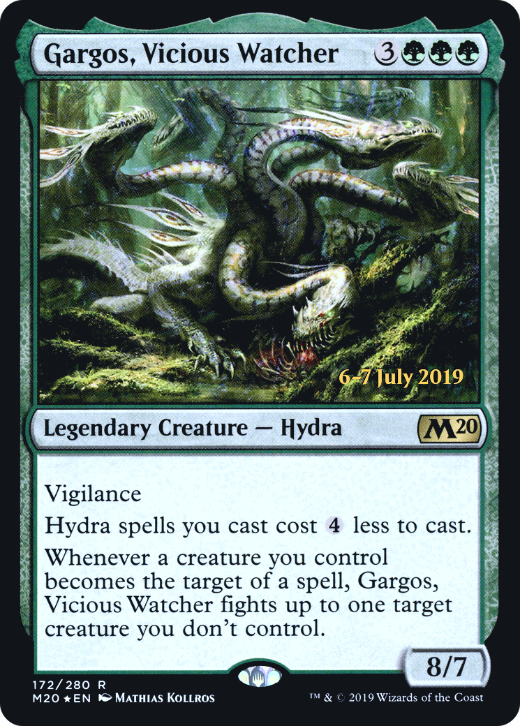 {R} Gargos, Vicious Watcher [Core Set 2020 Prerelease Promos][PR M20 172]