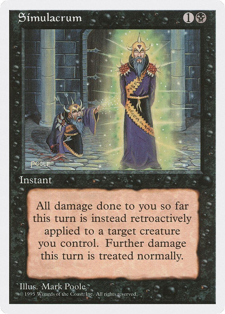 {C} Simulacrum [Fourth Edition][4ED 161]