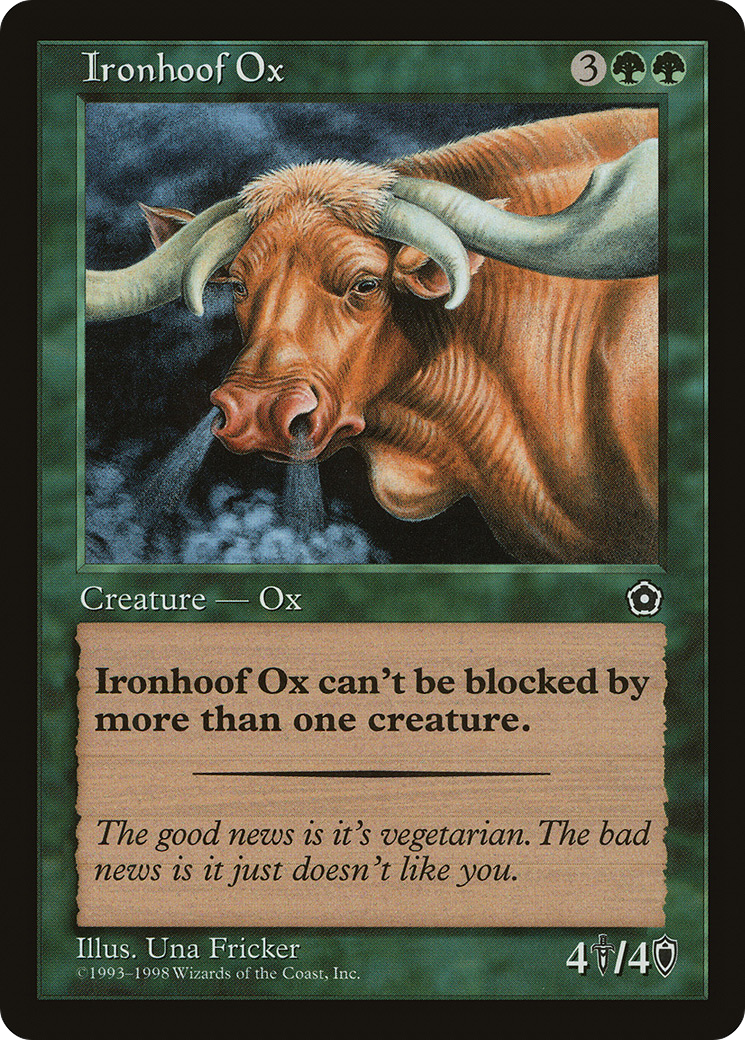 {C} Ironhoof Ox [Portal Second Age][PO2 130]