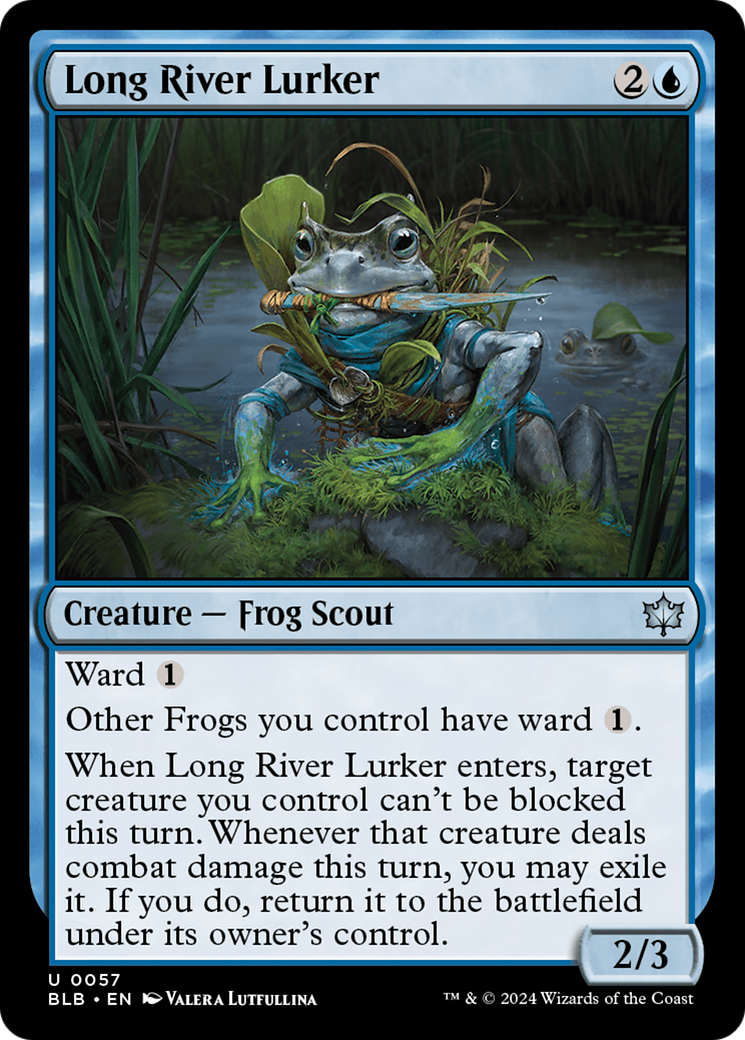{@C} Long River Lurker [Bloomburrow][BLB 057]